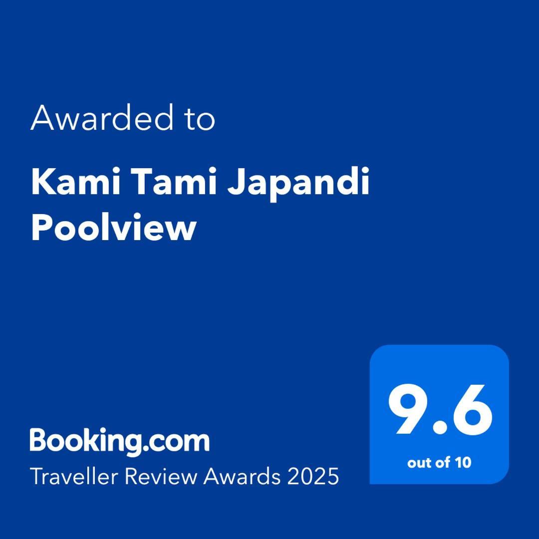 Apartment Kami Tami Japandi Poolview *